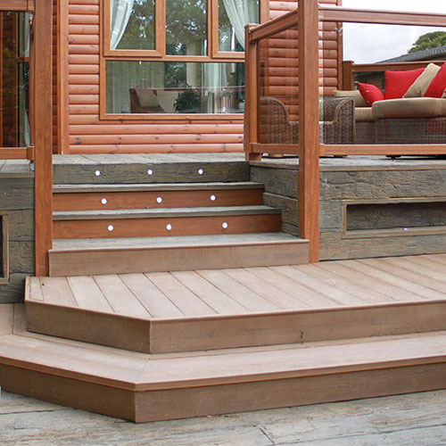 AB Sundecks with Steps and Picket Panel